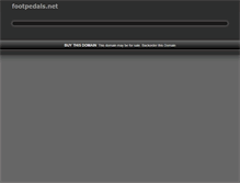 Tablet Screenshot of footpedals.net